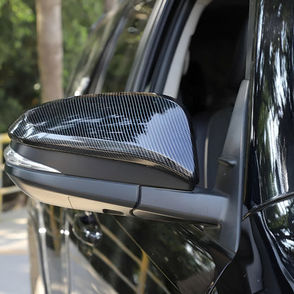 Carbon fibre-look side mirror covers for 2014–2024 Toyota 4Runner, alternate view